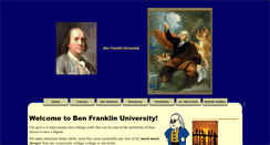 Desktop Screenshot of benfranklinuniversity.com